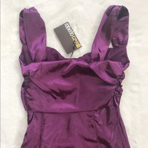 💜NWT  Roberto Cavalli Cocktail Dress 💜 - Picture 3 of 11